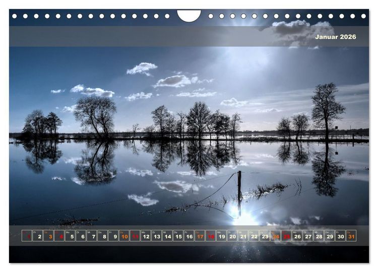Produktbild: Licht im Land (Wandkalender 2026 DIN A4 quer), CALVENDO Monatskalender