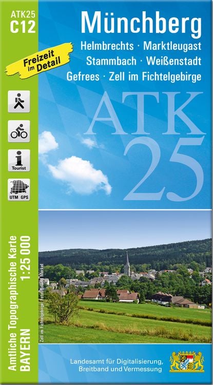 Bild vom Artikel ATK25-C12 Münchberg (Amtliche Topographische Karte 1:25000) vom Autor Breitband und Vermessung, Bayern Landesamt für Digitalisierung