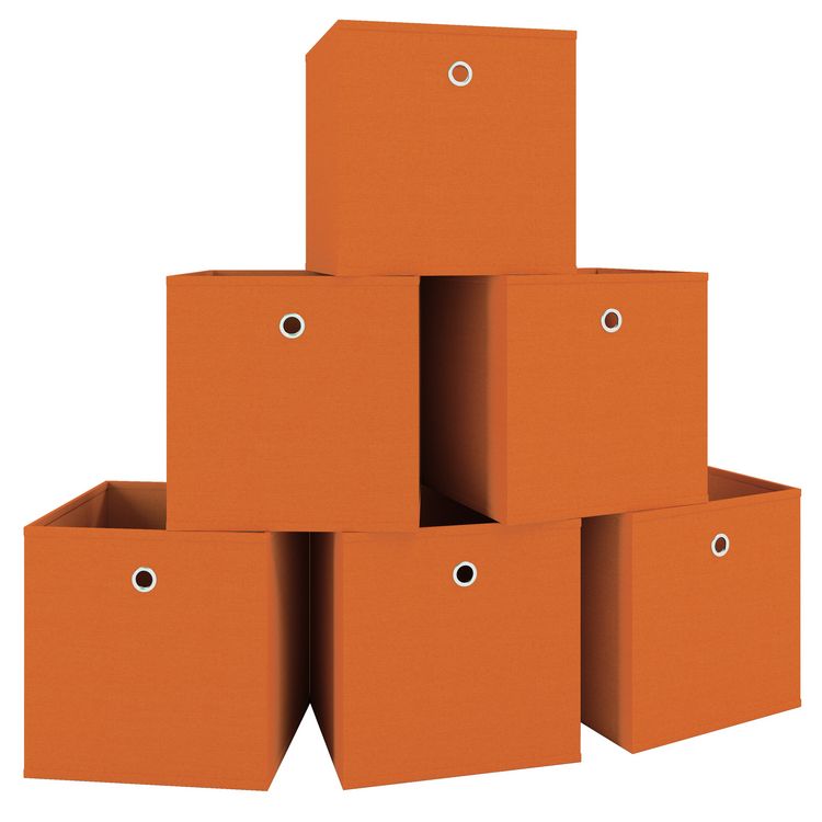 Produktbild: 6er Set Faltbox Klappbox Aufbewahrungsbox Boxas
