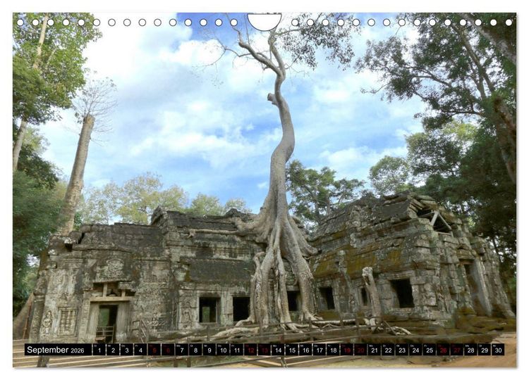 Produktbild: Angkor - Mythos im Reich der Khmer (Wandkalender 2026 DIN A4 quer), CALVENDO Monatskalender