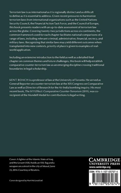 Produktbild: Comparative Counter-Terrorism Law