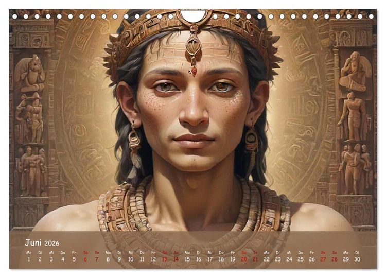 Produktbild: Faszination Maya: Einblicke in eine versunkene Welt (Wandkalender 2026 DIN A4 quer), CALVENDO Monatskalender
