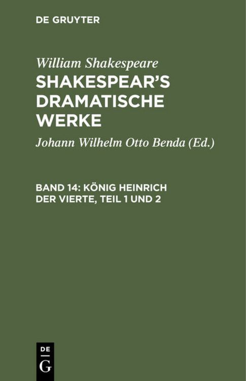 Produktbild: K&ouml;nig Heinrich der Vierte, Teil 1 und 2