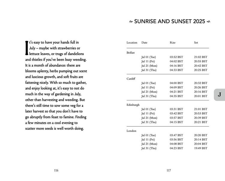 Produktbild: Gardener's Almanac 2025