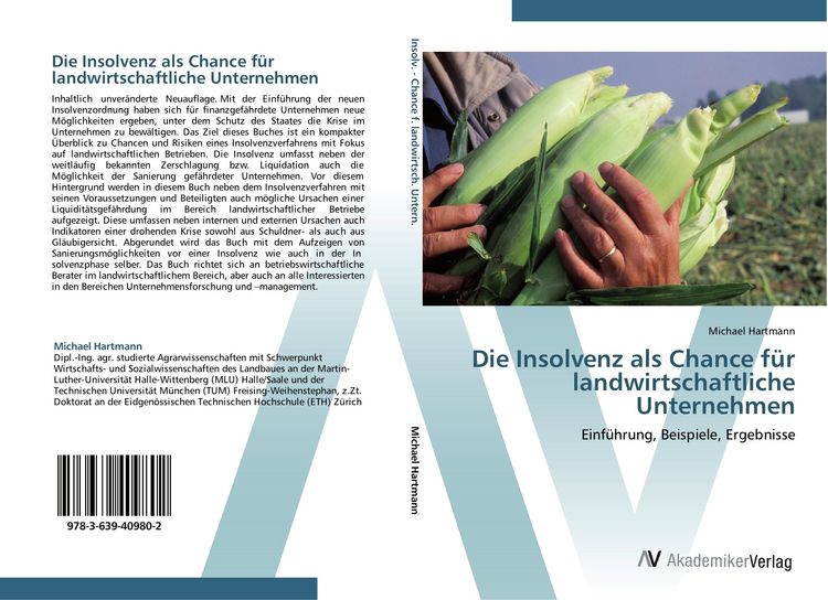 Produktbild: Die Insolvenz als Chance f&uuml;r landwirtschaftliche Unternehmen