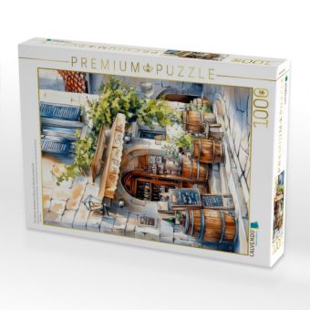 Produktbild: CALVENDO Puzzle Ein h&uuml;bscher Weinladen im Herzen der Altstadt von Dubrovnik | 1000 Teile Lege-Gr&ouml;&szlig;e 64x48cm Foto-Puzzle f&uuml;r gl&uuml;ckliche Stunden