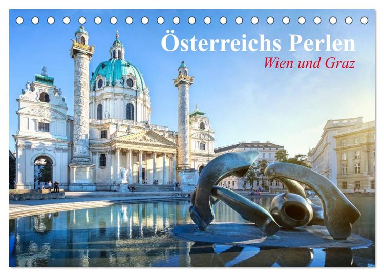 Produktbild: Wien und Graz. &Ouml;sterreichs Perlen (Tischkalender 2026 DIN A5 quer), CALVENDO Monatskalender