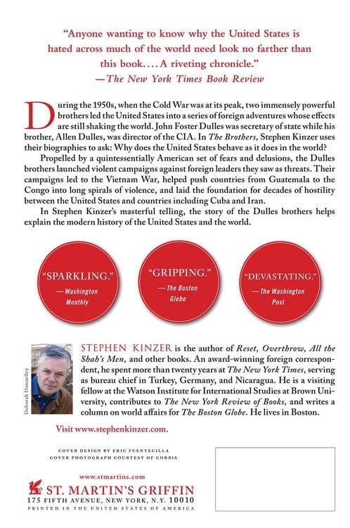 Produktbild: The Brothers: John Foster Dulles, Allen Dulles, and Their Secret World War