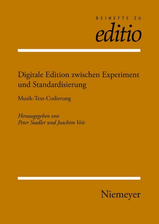 Produktbild: Digitale Edition zwischen Experiment und Standardisierung
