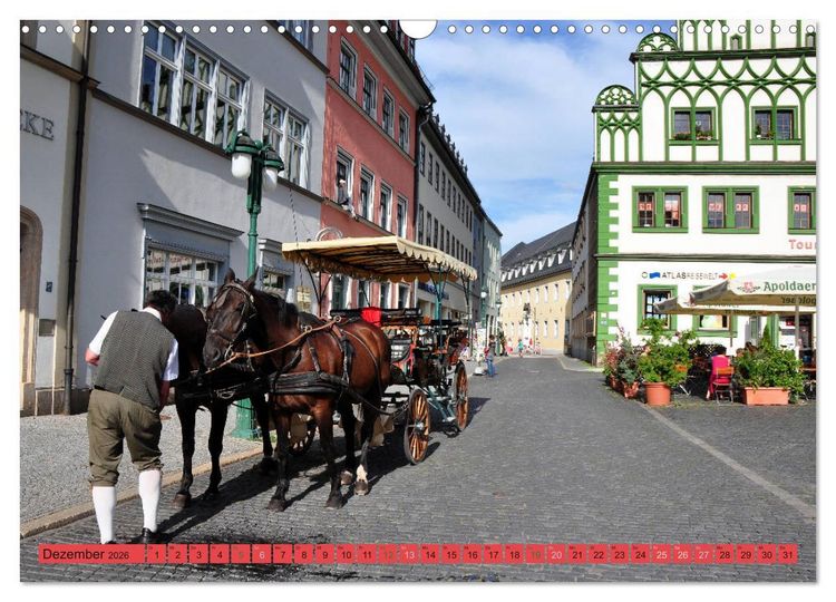 Produktbild: Weimar - Dichterstadt (Wandkalender 2026 DIN A3 quer), CALVENDO Monatskalender