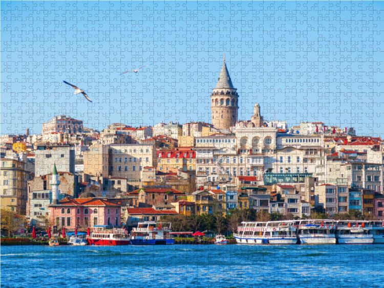 Produktbild: CALVENDO Puzzle Istanbul - die Stadt zwischen zwei Welten 1000 Teile Lege-Gr&ouml;&szlig;e 64 x 48 cm Foto-Puzzle Bild von Christian M&uuml;ller