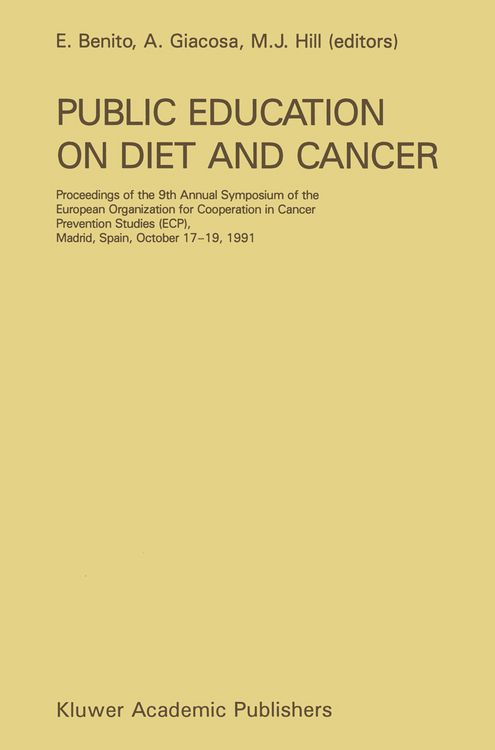 Produktbild: Public Education on Diet and Cancer
