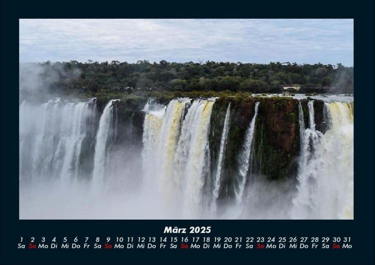 Produktbild: Wasserf&auml;lle 2025 Fotokalender DIN A4