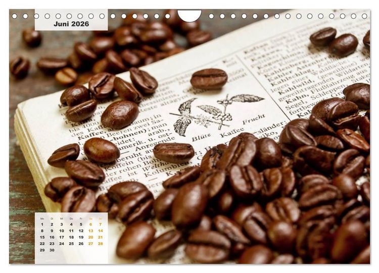 Produktbild: KAFFEE 2026 (Wandkalender 2026 DIN A4 quer), CALVENDO Monatskalender