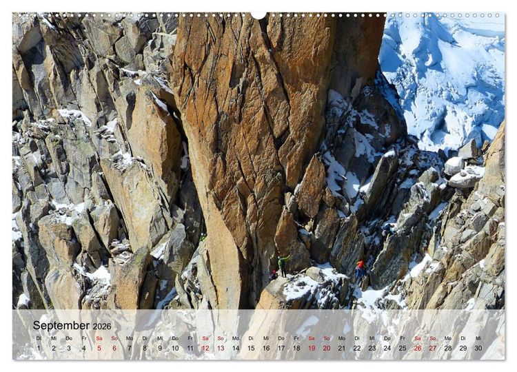 Produktbild: Gipfelabenteuer - wenn der Berg ruft (hochwertiger Premium Wandkalender 2026 DIN A2 quer), Kunstdruck in Hochglanz