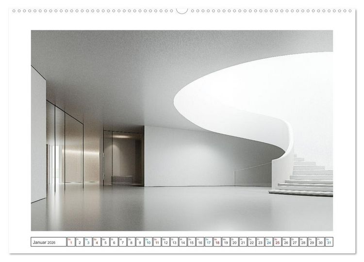 Produktbild: Reduktion auf das Wesentliche (hochwertiger Premium Wandkalender 2026 DIN A2 quer), Kunstdruck in Hochglanz