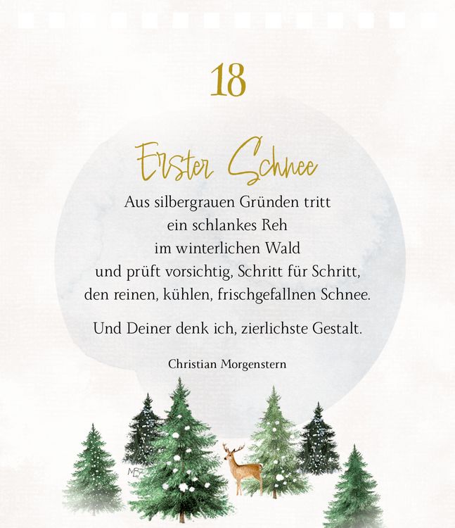 Produktbild: Zauber der Winterwelt, Tisch-Adventskalender (Bastin)
