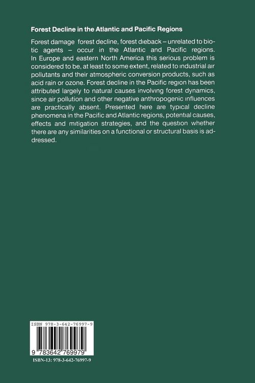 Produktbild: Forest Decline in the Atlantic and Pacific Region