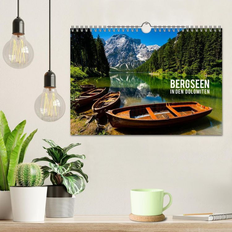 Produktbild: Bergseen in den Dolomiten (Wandkalender 2026 DIN A4 quer), CALVENDO Monatskalender