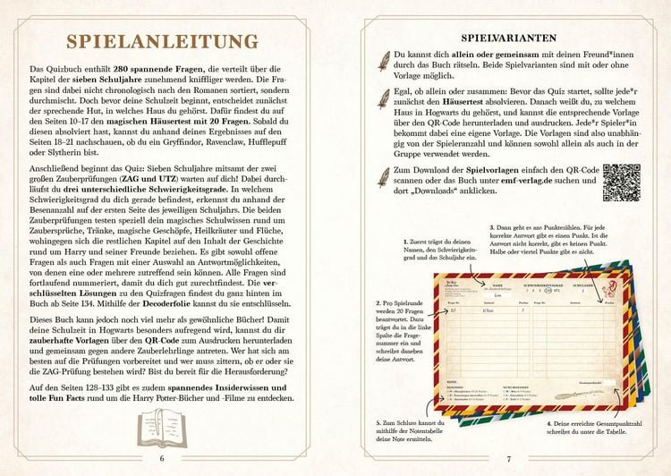 Produktbild: Das magische Quiz f&uuml;r Harry Potter-Fans