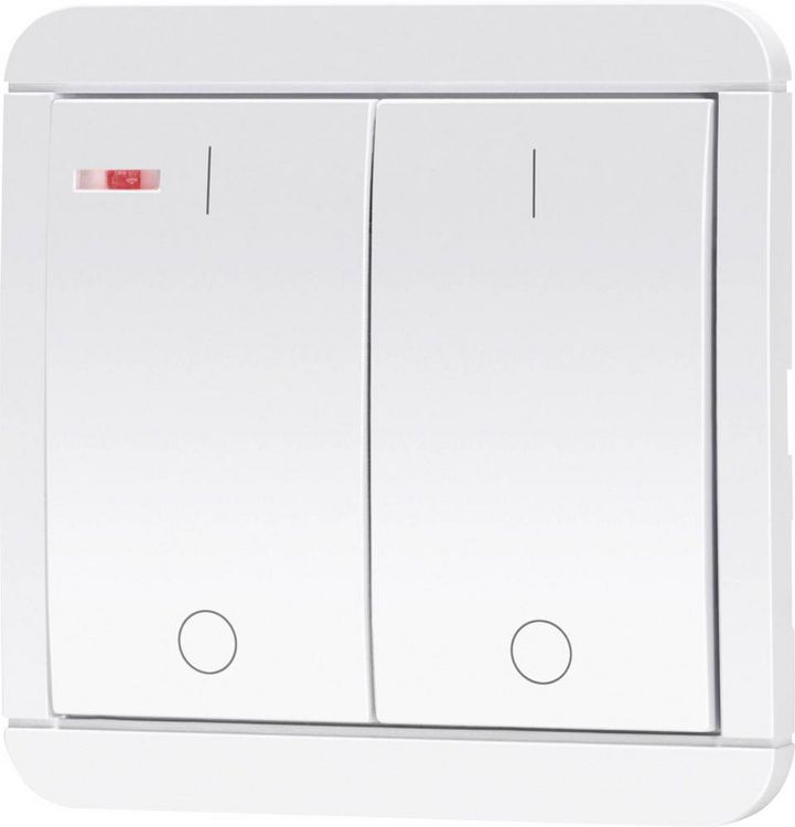 Produktbild: RS2W Funk Wandschalter Aufputz Reichweite max. (im Freifeld) 150m