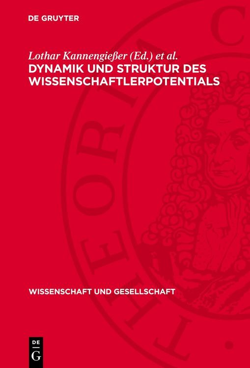 Produktbild: Dynamik und Struktur des Wissenschaftlerpotentials