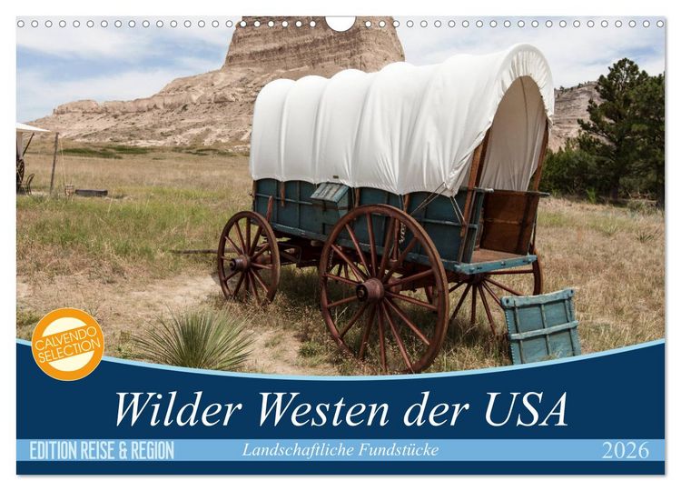 Produktbild: Wilder Westen USA (Wandkalender 2026 DIN A3 quer), CALVENDO Monatskalender