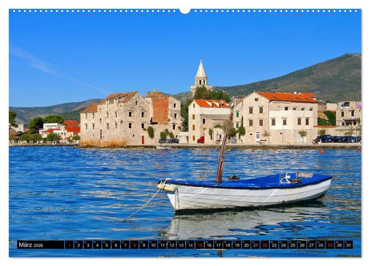 Produktbild: Kroatien - Traumhafte Landschaften und faszinierende St&auml;dte (Wandkalender 2026 DIN A2 quer), CALVENDO Monatskalender