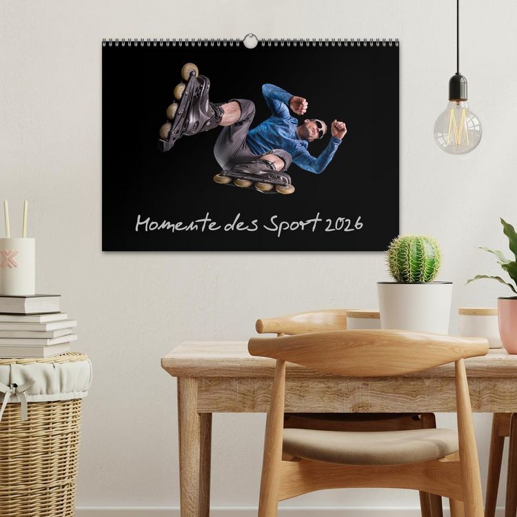 Produktbild: Momente des Sport (Wandkalender 2026 DIN A3 quer), CALVENDO Monatskalender