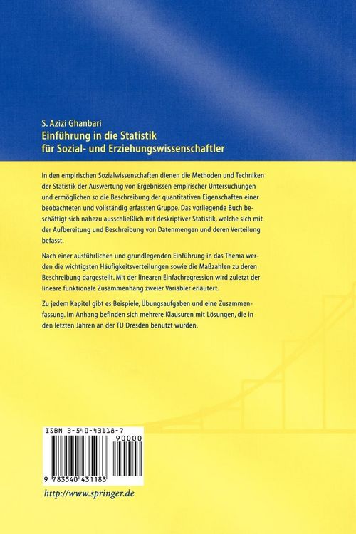 Produktbild: Einführung in Die Statistik für Sozial- Und Erziehungs-wissenschaftler