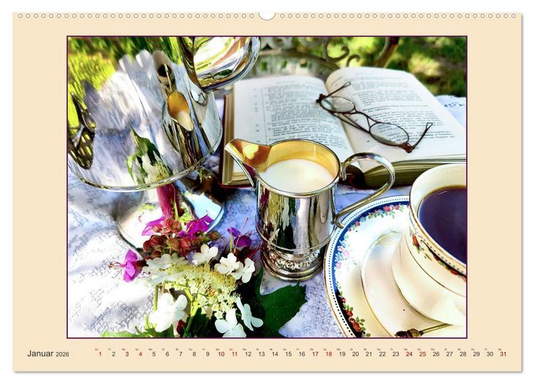 Produktbild: Im Caf&eacute; Nostalgie (Wandkalender 2026 DIN A2 quer), CALVENDO Monatskalender