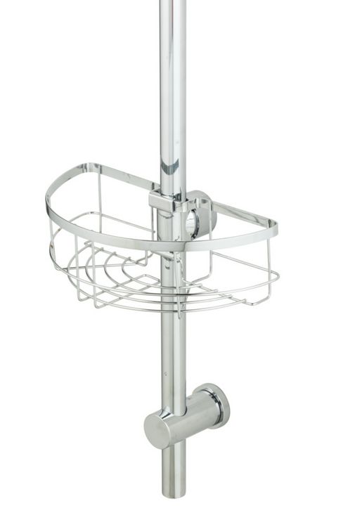 Produktbild: Duschstangencaddy Mod. Floresta Rund, Anbringung ohne Bohren und Schrauben
