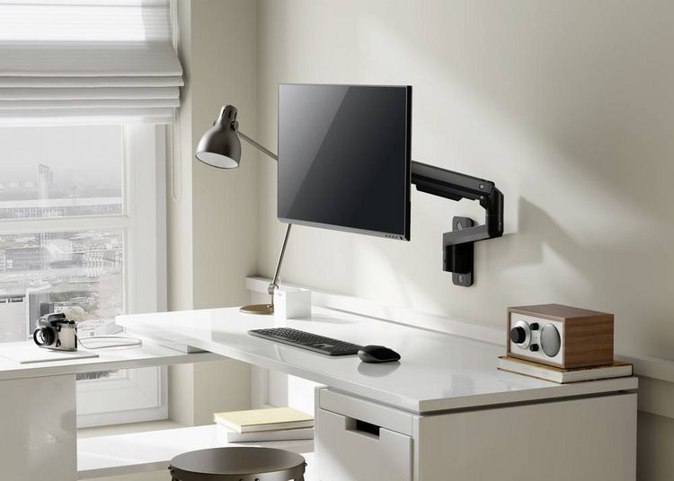 Produktbild: SpeaKa Professional SP-MM-990 Monitor-Wandhalterung 1 Display(s) 43,2 cm (17") - 124,5 cm (49") Schwarz H&ouml;henverstellbar, Neigbar, Schwenkbar