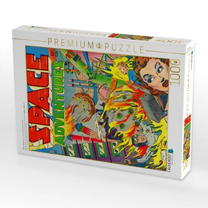 Produktbild: CALVENDO Puzzle Space Adventures - Ein amerikanischer Comic | 1000 Teile Lege-Gr&ouml;&szlig;e 64x48cm Foto-Puzzle f&uuml;r gl&uuml;ckliche Stunden