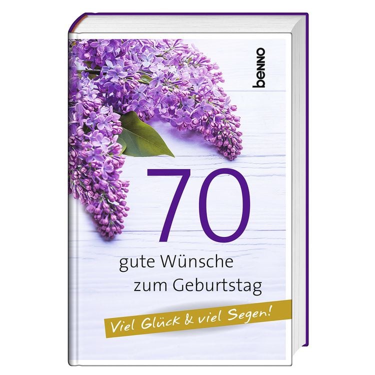 Produktbild: 70 gute W&uuml;nsche zum Geburtstag