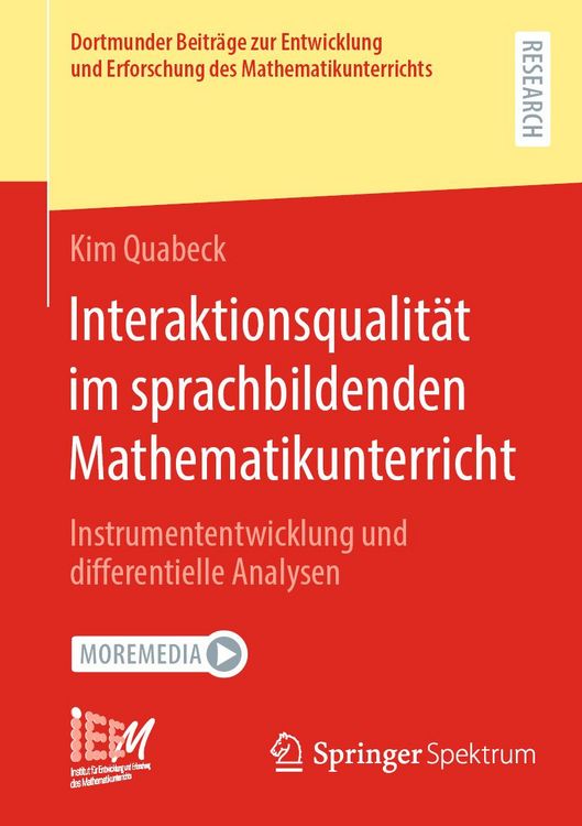 Produktbild: Interaktionsqualit&auml;t im sprachbildenden Mathematikunterricht