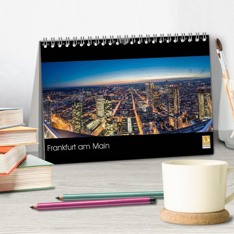 Produktbild: Frankfurt am Main (Tischkalender 2026 DIN A5 quer), CALVENDO Monatskalender