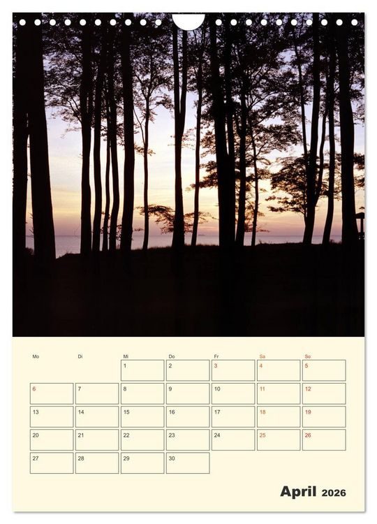 Produktbild: Usedom (Wandkalender 2026 DIN A4 hoch), CALVENDO Monatskalender