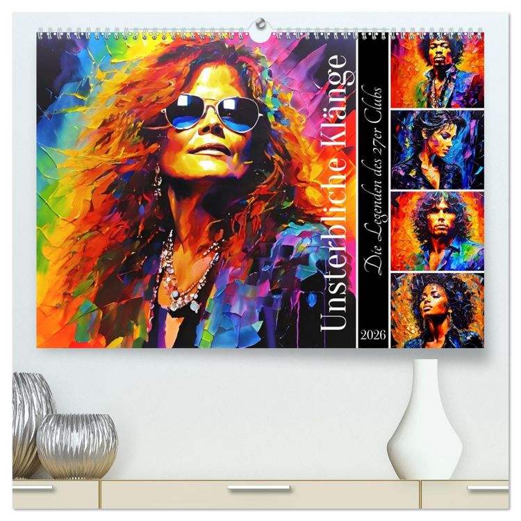 Produktbild: Unsterbliche Kl&auml;nge (hochwertiger Premium Wandkalender 2026 DIN A2 quer), Kunstdruck in Hochglanz