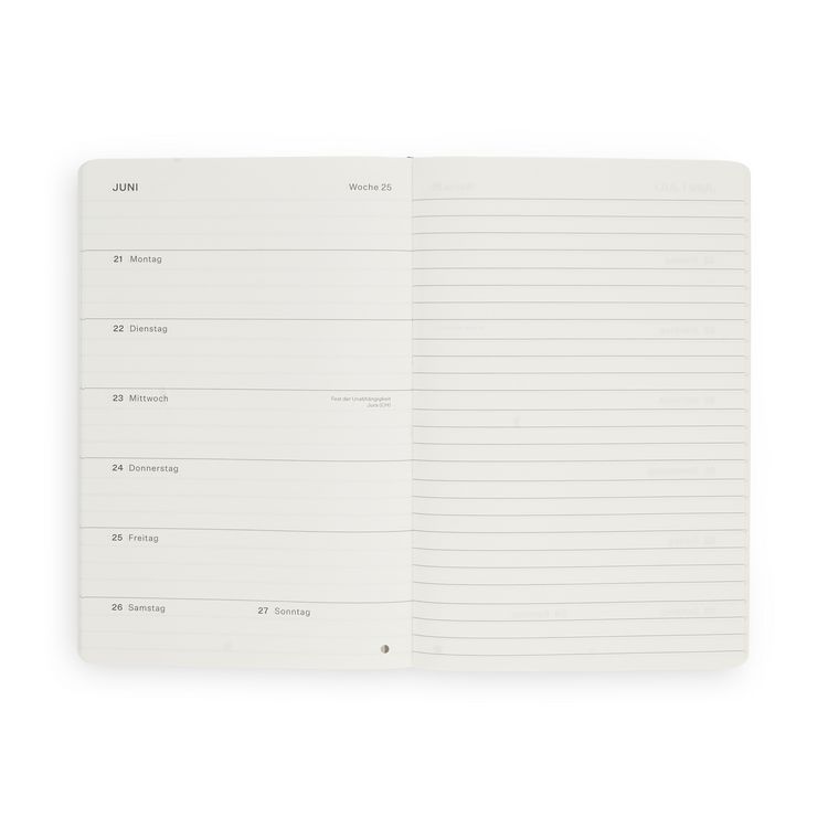 Produktbild: Plan A Kalender A5 Softcover Navy Blue