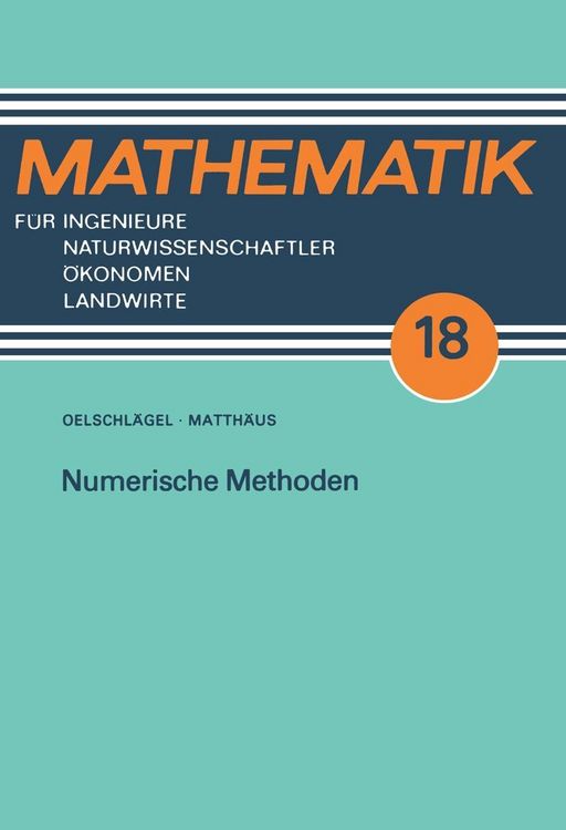 Produktbild: Numerische Methoden