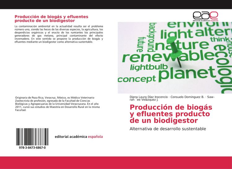 Produktbild: Producci&oacute;n de biog&aacute;s y efluentes producto de un biodigestor