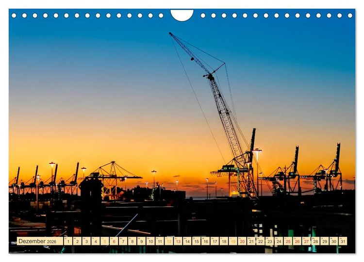 Produktbild: Krane - b&auml;renstarke Arbeitstiere (Wandkalender 2026 DIN A4 quer), CALVENDO Monatskalender