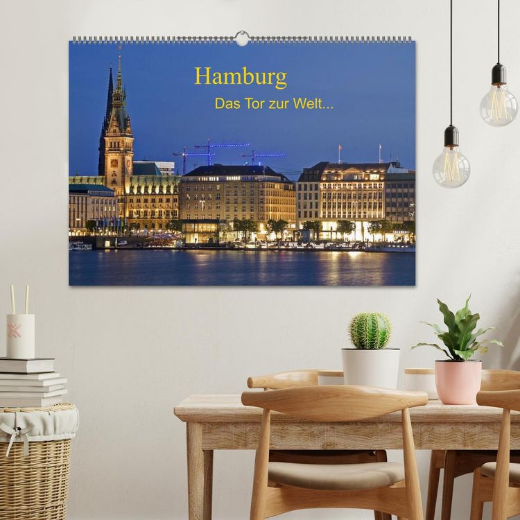 Produktbild: Hamburg . Das Tor zur Welt... (Wandkalender 2026 DIN A2 quer), CALVENDO Monatskalender