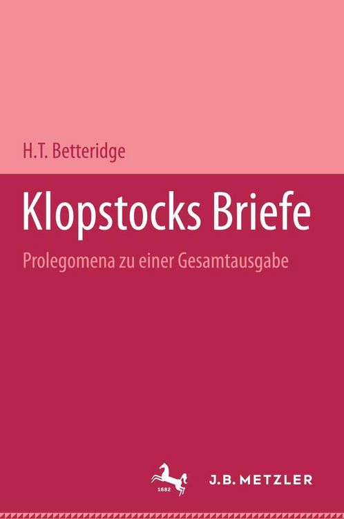 Produktbild: Klopstocks Briefe