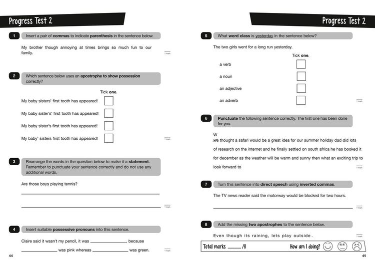 Produktbild: KS2 Grammar, Punctuation and Spelling SATs Practice Question Book