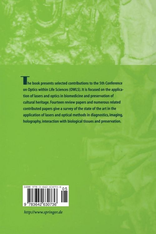 Produktbild: Optics and Lasers in Biomedicine and Culture