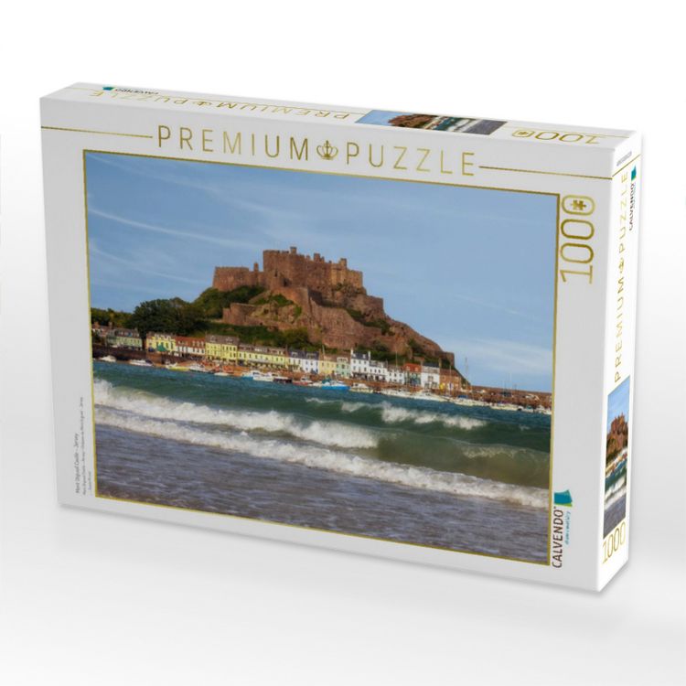 Produktbild: CALVENDO Puzzle Mont Orgueil Castle - Jersey | 1000 Teile Lege-Gr&ouml;&szlig;e 64x48cm Foto-Puzzle f&uuml;r gl&uuml;ckliche Stunden