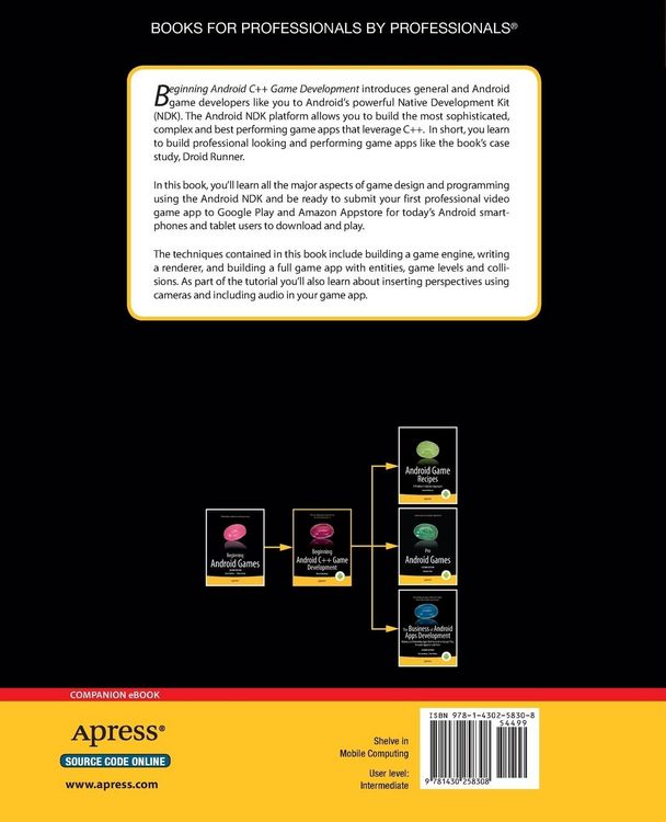 Produktbild: Beginning Android C++ Game Development