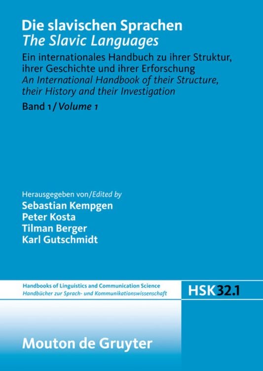 Produktbild: Die slavischen Sprachen / The Slavic Languages. Halbband 1